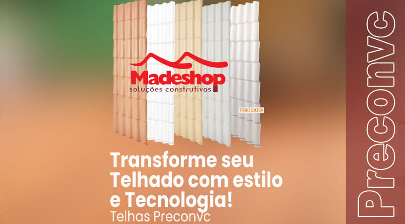 Transforme seu Telhado com estilo e Tecnologia! Telhas Preconvc