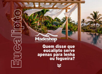 Quem disse que eucalipto serve apenas para lenha de fogueira