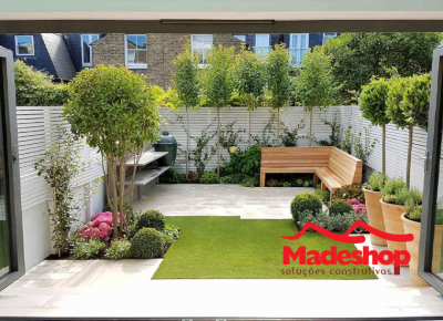 Jardim pequeno em casa