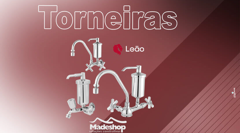 Torneiras leão com filtro