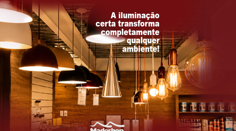 A iluminação certa transforma completamente qualquer ambiente!