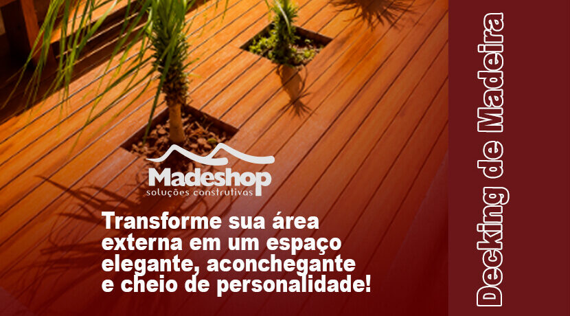Transforme sua área externa em um espaço elegante, aconchegante e cheio de pesonalidade!