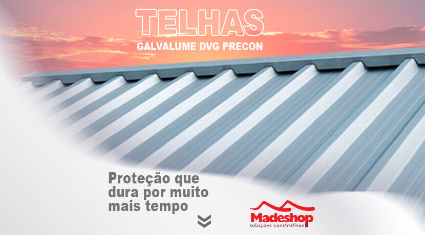 Telhas GALVALUME DVG PRECON