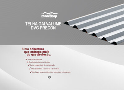 Telha Galvalume DVG PRECON